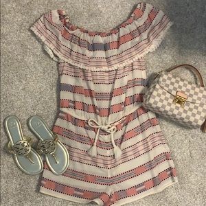 Loft Off-the-Shoulder Romper